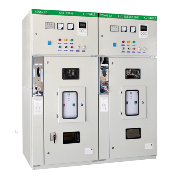 สวิตช์เกียร์ MV ยูนิตหลักของวงแหวนแรงดันปานกลาง 11KV RMU